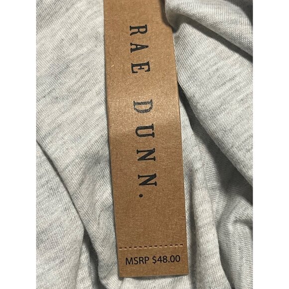 Rae Dunn Drink Up Witches Shirt Anklet Socks Set Size L Oatmeal Heather Gray - Picture 9 of 9